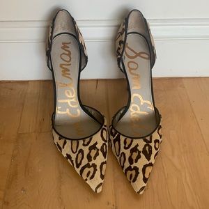 Sam Edelman Leopard Print Stiletto Heels